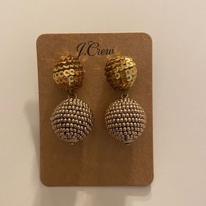 New, never worn J.Crew Gold Earrings